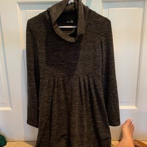 Winter turtleneck dress